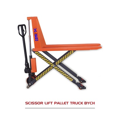 SCISSOR LIFT PALLET TRUCK BYCH