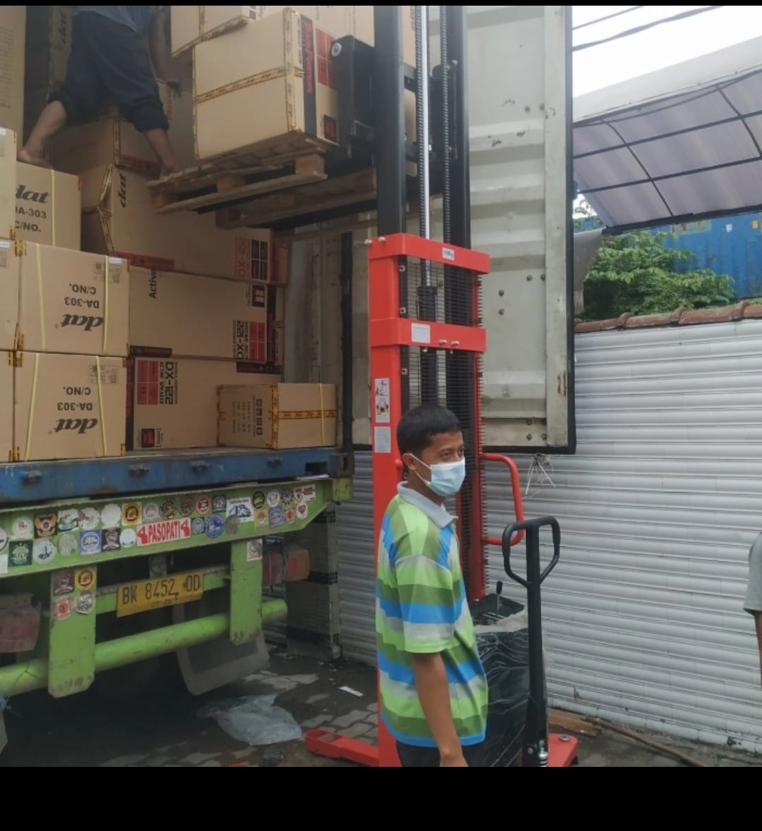 Jasa Service ganti roda hand pallet di Tigaraksa